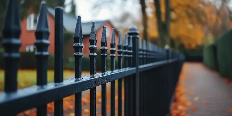 nowoczesne metalowe ogrodzenia z Polski