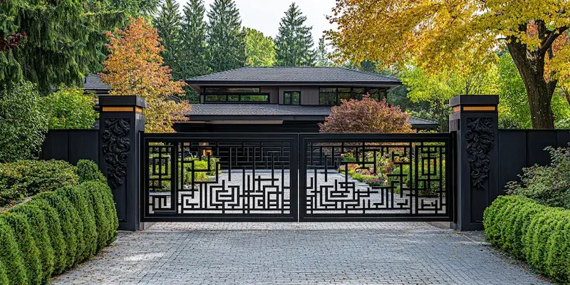 Alu Zäune aus Polen