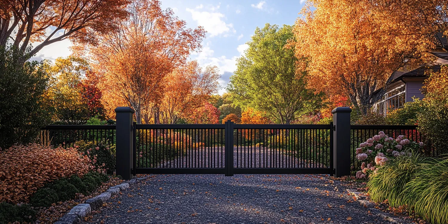 Metalzaune aus Polen