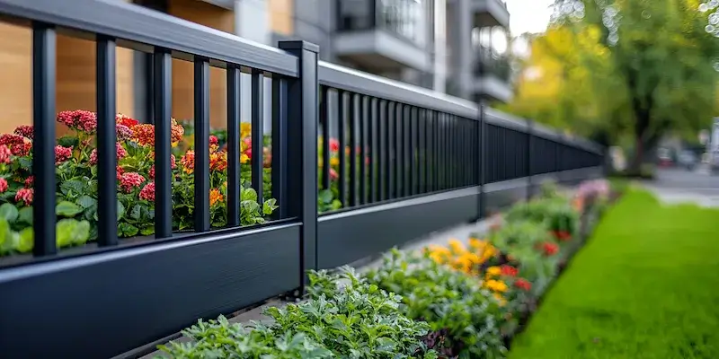 Schmuckzaun aus Polen