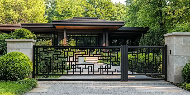 Design-Zäune aus Polen