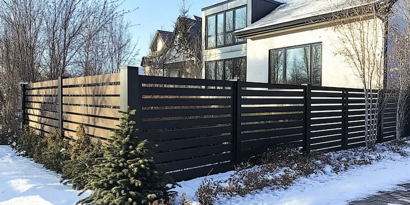 Metallzaun aus Polen